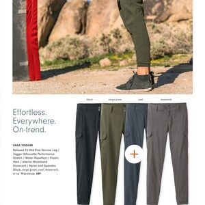 Gently used Prana Sage Joggers Moonrock gray size 4